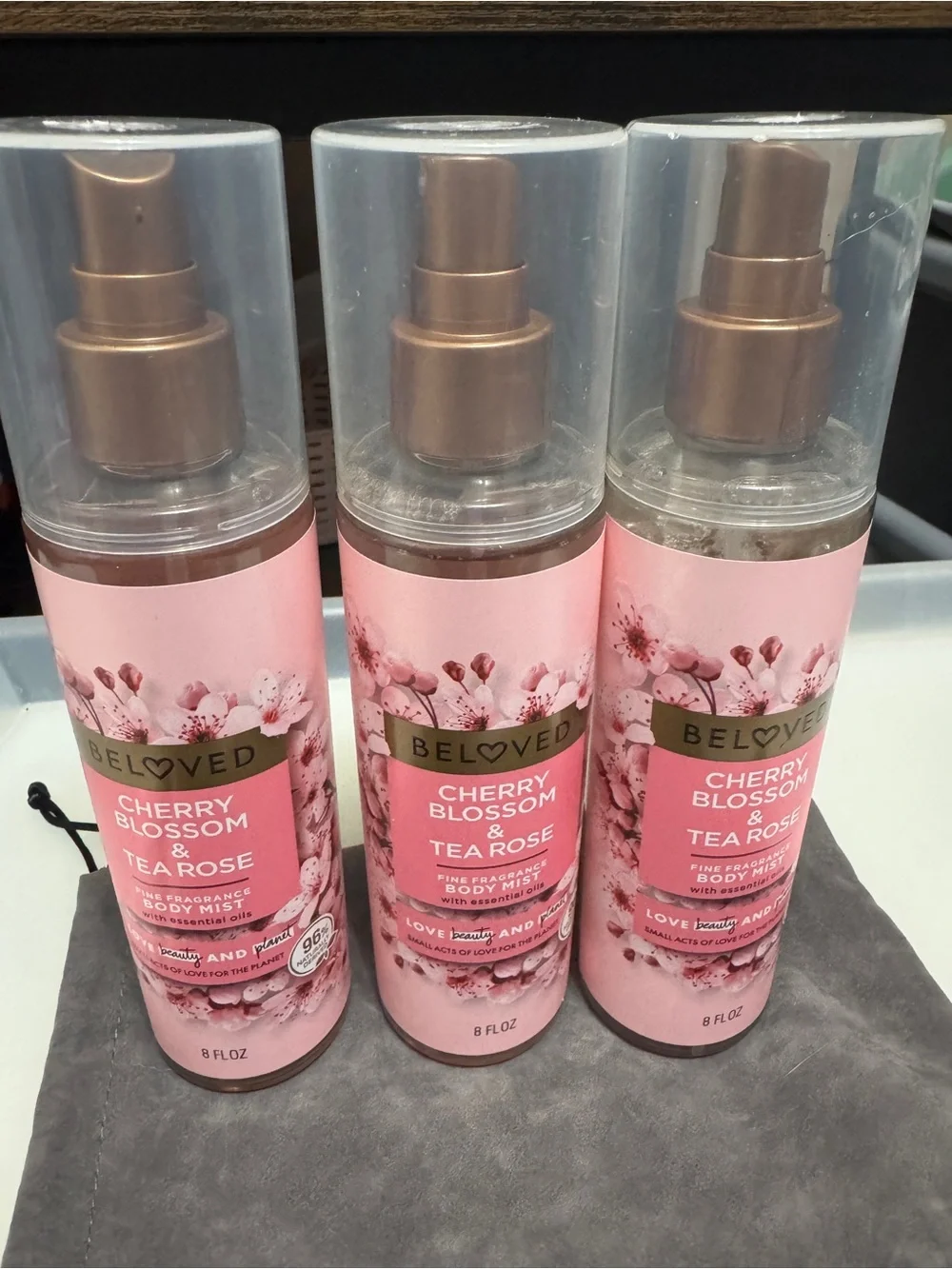 Beloved cherry blossom & tea rose body mist